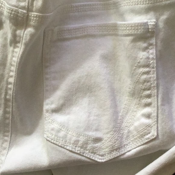 Style & Co white jeans stretchy size 12 these run big more 14 excellent shape - Picture 6 of 11